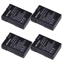 Batmax EN-EL14 EL14 1200mAh 니콘 D3100 D5600 P7000, 04 4 battery