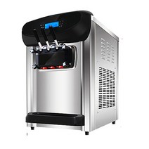 아이스크림 기계 상업용 자동 콘 메이커 탁상용 소형 소프트 선디 머신 2200W, 1.SKU1