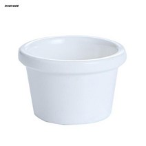멜라민 컵 파티 플라스틱 일회용 보틀 블랙 미니 디핑 소스 그릇 그레이비 보트 라운드 광택 카페 용 미국 식기, 하얀