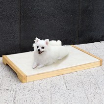 엔터펫 냉매 10시간 지속 원목침대 애견 강아지 대리석 쿨매트, 옵션3. C세트 세라믹대리석+원목프레임