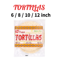 또띠아 또띠야 또르띠아 토르티아 냉동 6/8/10/12인치 12장 (선인), 10인치 12장