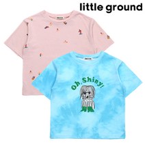 리틀그라운드 데님인더박스-스윔피플티셔츠(73311-330-08)CH 딜 아동티셔츠 아동반팔티셔츠 선물