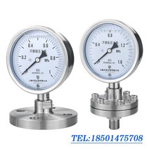 오일 액체 압력 측정기 오일압력게이지 격막식압력계, 플랜지 연결 DN50