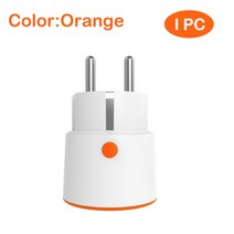 보안용품 안전 Tuya 스마트 지그비 3.0 전원 플러그 16A EU 콘센트 3680W 미터 원격 제어 허브 Zigbee2mqtt, 01 zigbee plug 1pc
