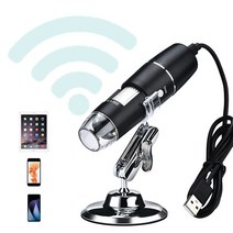 무선 디지털 현미경 50X-1000X 확대 내시경 휴대용 미니 와이파이 USB 현미경 카메라 8개의 LED 램프 탑재 아이폰/iPad/스마트폰/태블릿