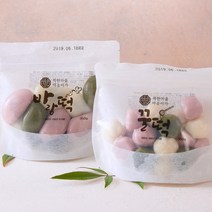 마음이가 파우치떡 4종 세트(꿀떡 바람떡 호박인절미 들깨절편), 4팩