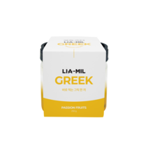 [당일제조/당일발송] 쫀뜩꾸덕 과일 콩포트 그릭요거트 리아밀 그릭 250g, 패션후르츠