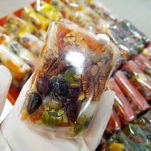 영양찰떡 개별포장 1kg 식사대용 호박 흑미 쑥, 1.백미영찰(10개)