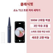 셀프 Pro 전동 클리너 치석 제거, 오리지널 소노 T12Pro (블루)