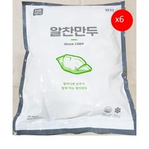 알찬만두(엄지 교자 1.2K) 6개 식자재마트 대용량 업소용 왕교자만두 만두 즉석식품 간식 고기만두 교자만두 왕만두