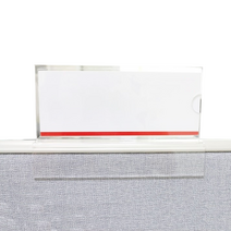 사무실 파티션 이름표 명패 명판 15x7cm 폭65mm 개별포장