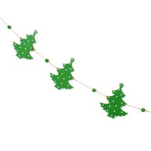 고백하는날 크리스마스 트리 안경 가랜드 풍선 장식 소품, 1개, 32.도트 트리 가랜드