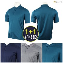 [더빅보스] AIDA 스판 카치온 반팔 카라티 1+1 여름 신사 PK 티셔츠 무지 외출복