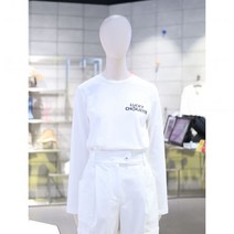 [럭키슈에뜨] 미니 레터링 베이직 긴팔 티셔츠 LYTAM24200(3580642) 백화점