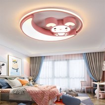 boaz 달토끼링 방등(LED) 키즈 카페 인테리어 조명, 달토끼링(LED)핑크