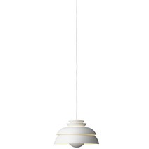 Fritz Hansen 콘서트 펜던트 라이트 화이트 직경 32cm