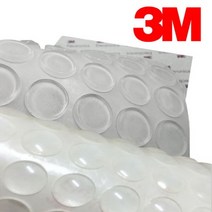 3M 도트범퍼 벌크 미끄럼방지 충격완화 유리받침, 20mm원형 36매시트 1장