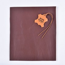 [천삼백케이] [룽고] 재단원단 천연소가죽 BBG MC 민무늬 6색 25X40cm 1장, 카멜