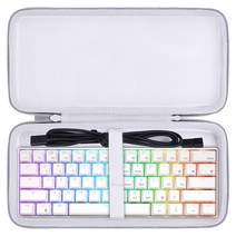 co2CREA 수납 케이스 호환품 RK 로얄 KLUDGE RK61 메카니컬 게임 키보드 전용 보호 수납 케이스