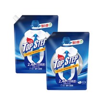 탑스텝 친환경 액체 중성세제 세탁세제 리필형 2.4L 대용량 2개 (드럼용 일반용) /빅보스