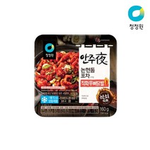 청정원 안주야 논현동 포차스타일 직화무뼈닭발 160g X 4개