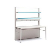 퍼시스 실험실 선반단면실험대 HPM상판 연구 LAR215HG WW4B, 색상