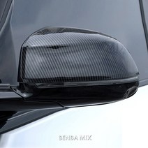 BMW X5 카본 사이드 미러 커버 몰딩 X3 X4 X6 X7 유광 블랙 X3M X4M X5M X6M[00092], 2. 유광블랙 2pc