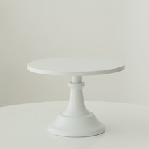 케이크 케익 베이커리 스탠드 백일상 디저트 접시 파티 플레이팅 트레이, 화이트 미디움