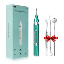 치과 스케일러 치아 타르타르 리무버 울트라 소닉 클리닝 플라크 치석 클리너 스톤 제거, 02 Green Kit