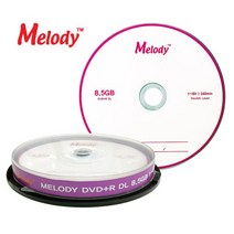 멜로디 8배속 공시디 DVD+R cd 블루레이 10P DL CAKE dvd