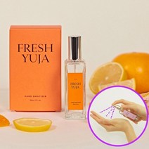 송월 엣이즈 아로마 손소독제 30ml 프레쉬유자(오렌지)