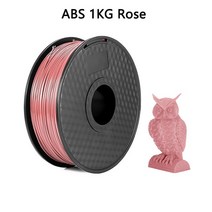 3d 프린터 필라멘트 ABS 인쇄 1KG 1.75MM FDM 프린터 소모품 없음 거품, Pink|CHINA, 1개