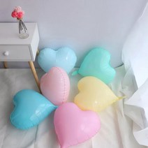 알리미스토리 캔디 하트 은박풍선 6종, 1개, 캔디하트_핑크