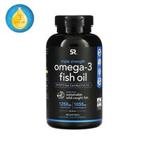 스포츠리서치 오메가3 피쉬 오일 트리플스트렝스 알티지 1250mg 소프트젤 180정