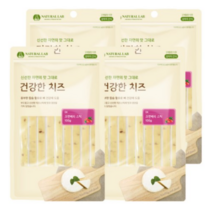 네츄럴랩 건강한치즈 반려견 간식, 크랜베리스틱 맛, 3개입