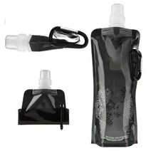 플라스크 휴대용 술병 휴대용 초경량 접이식 물 가방 소프트 병 야외 스포츠 하이킹 캠핑 물 가방 접는 물통, c