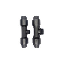 [도남농자재] 밸브 PE 티바디 나사 몸통티 농자재 관수자재, 25mm×25mm, 1개