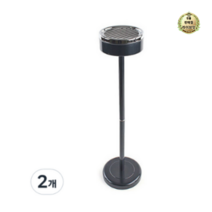 라이브잇 야외재떨이통 스텐휴지통 실외재떨이, 18개, 블랙