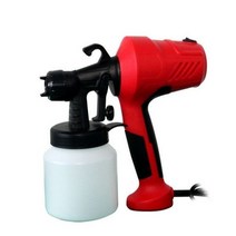600W 전기 핸드 헬드 스프레이 건 페인트 분무기 2.5mm 노즐 800ML 자동차용 에어 브러시 목재 가구 벽, 협력사, 빨간, EU 플러그