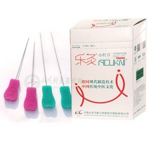 칼소독기 칼 도마 살균기 EACU 일회용 무균 침술 바늘 플라스틱 손잡이 플랫 가장자리 나이프 Acupotomy 50, 09 0.35x40mm
