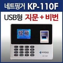 지문인식기 KP-110F 지문+비번 USB형 엑셀 보고서 지문인식기, 1, 빠른출고선택