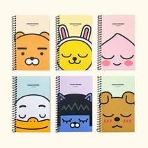 카카오 프렌즈 원링 좌철 수첩, 무지