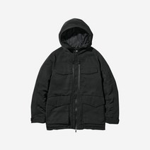 유니클로 x 화이트 마운티니어링 WPJ 하이브리드 다운 오버사이즈 파카 블랙 - 국내판 Uniqlo White Mountaineering Hybrid Down Oversized P