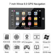 차량용 네비게이션 7인치 트럭 GPS 네비게이터 ram 256M ROM 8GB 블루투스 FM 후면보기 카메라 무료 스페인, 02 with bluetooth_01 7