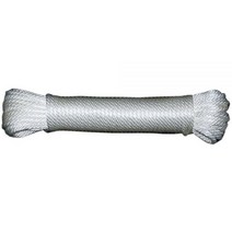 T.W Evans Cordage 44-083 1/4 인치 솔리드 브레이드 나일론 로프 12.7 m 행크