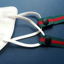 국내 자체제작 핸드메이드 수제 명품 가벼운 유아 아동 어른 커플 스트라이프 삼선 줄무늬 1cm 1.5cm 친환경 썬그립 똑딱이 단추 마스크스트랩 마스크 줄 걸이 목걸이