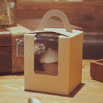 [렛츠베이킹] 머핀창박스(1구/KP), 머핀창박스(1구/KP)10개입