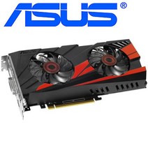 ASUS GTX960 4GB 비디오 카드 nVIDIA 카드용 128Bit GDDR5 그래픽 Geforce GTX 960 HDMI DVI 750 Ti 950 1050 1060 중고