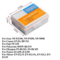 견고한 BLF19 DMW-BLF19E 배터리 + Type-c 듀얼 충전기 Panasonic GH4 GH5 Lumix DMC-GH4 GH3 G9, 01 1x Battery Box