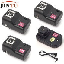가전부품 JINTU PT-16 16 채널 무선 핫슈 플래시 트리거 3x 수신기 5D 5DII 5DIII 6D 7D 1DS 600D 550D 1100D 1000D